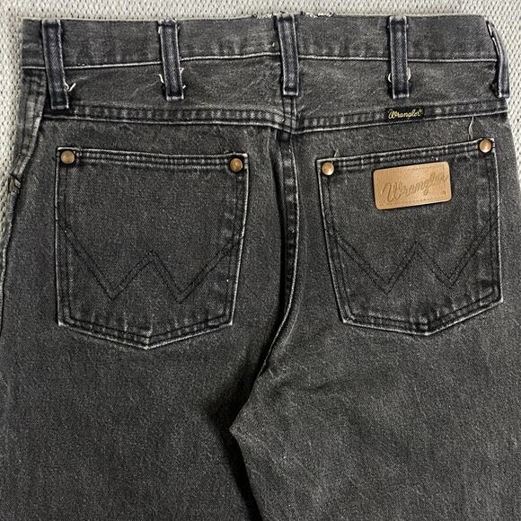 Wrangler Vintage Jeans Men 30X36  Black Fade 13MWZ Original Cowboy Cut USA Rodeo - Picture 1 of 14